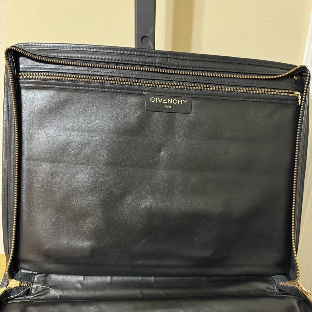 Givenchy Black Leather Portfolio Bag